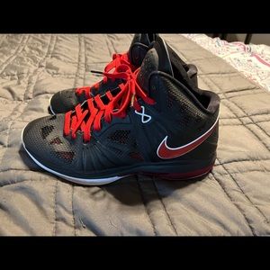 Nike Lebron 8 PS Black and Red